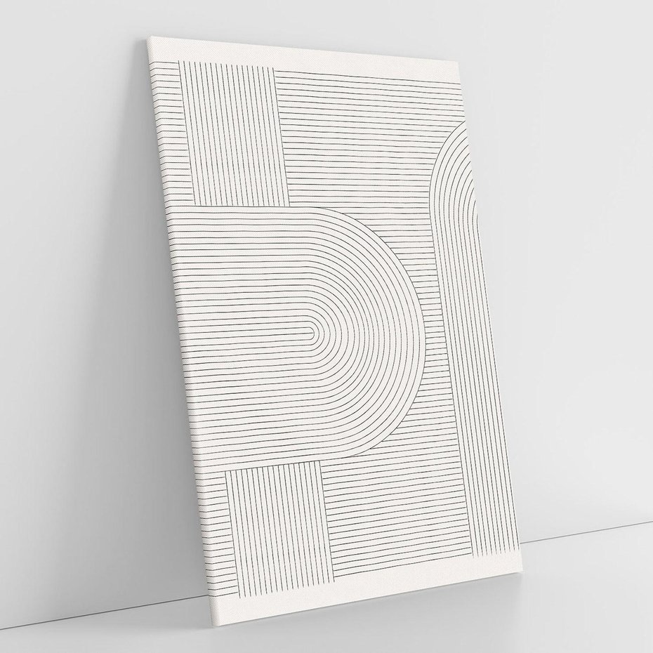 Obraz na płótnie 70x100 - Geometryczna Elegancja Mid Century - mid century, minimalizm