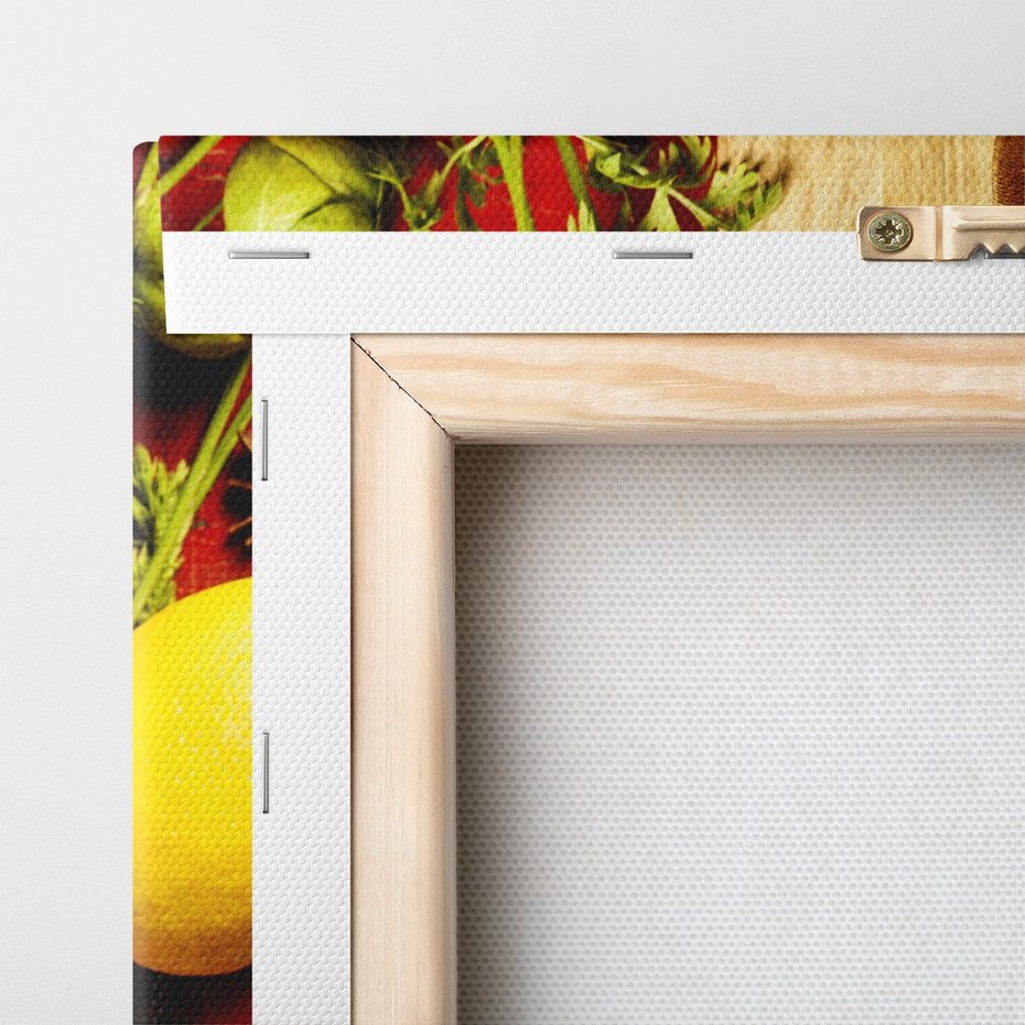 Obraz na płótnie 70x100 - Smakowy Zmysł - przyprawy, kuchnia