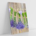 Obraz na płótnie 70x100 - Lawenda kompozycja Kwiaty - lawenda, kwiaty