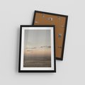 Plakat w ramie 30x40 - Chwila Romantyzmu - morze, niebo - rama czarna
