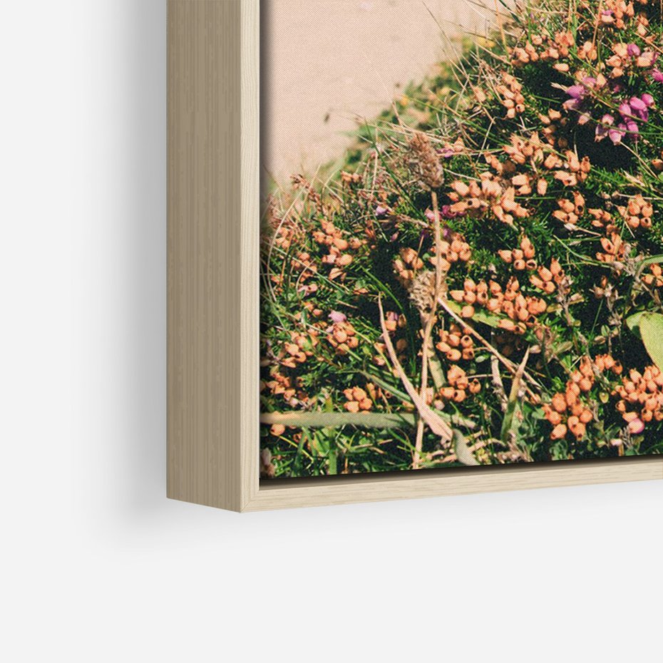 Obraz w ramie 70x100 - Perspektywa Klifu - fotografia, ocean - rama drewno