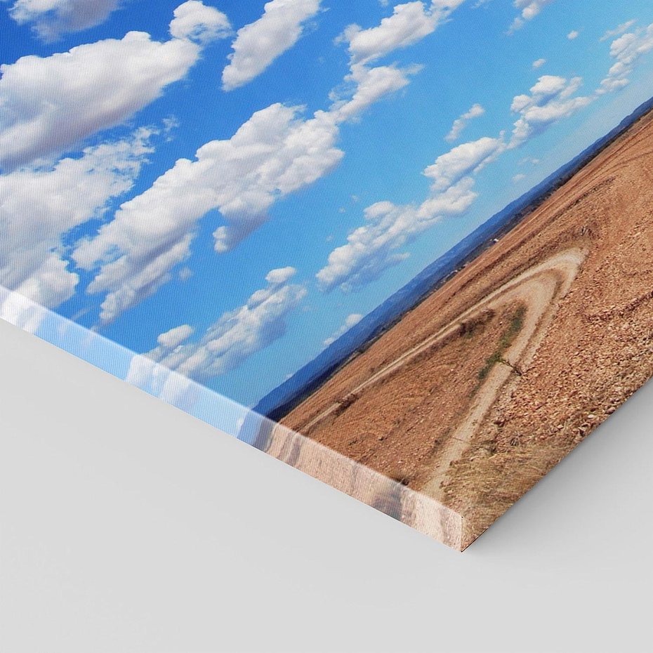 Obraz na płótnie 120x60 - Łąka - Niebo i chmury - łąka, niebo