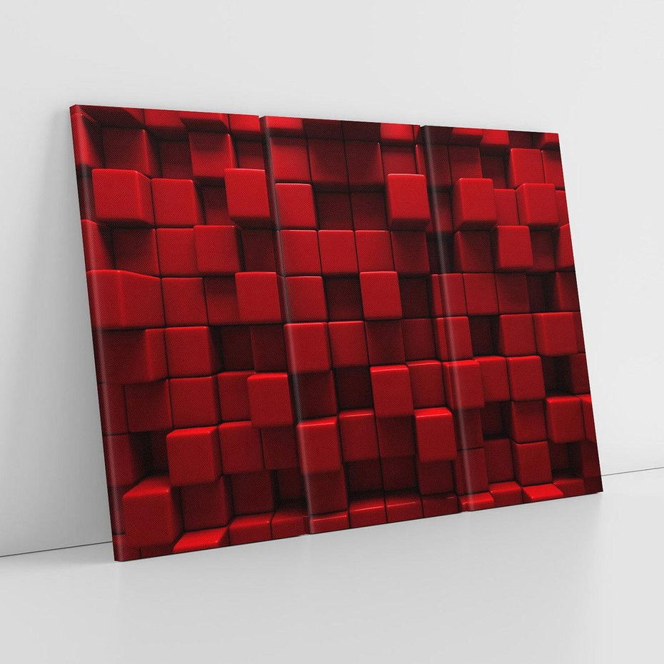 Obraz na płótnie 120x80 - Geometryczne 3D: wizja przestrzeni - geometryczne, 3D