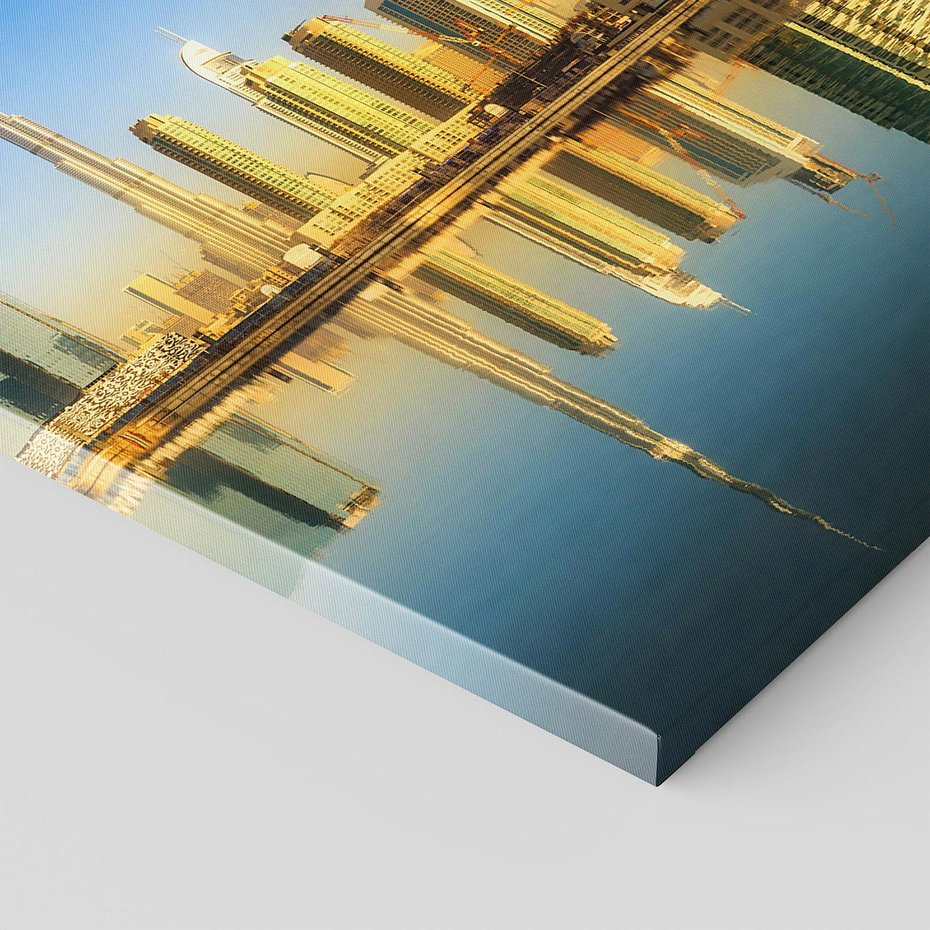 Obraz na płótnie 60x60 - Panorama Dubaju - Dubai, Dubaj