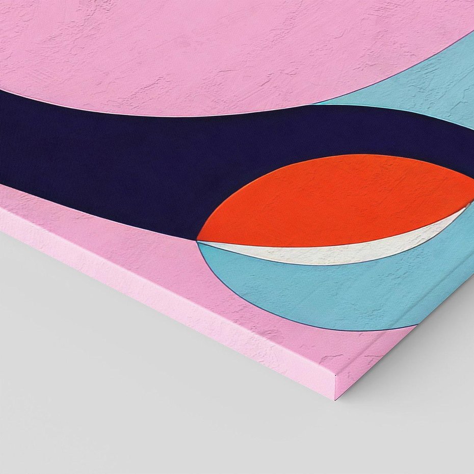 Obraz na płótnie 90x30 - Kolorowe Ulotności - abstrakcyjny obraz olejny, żywe kolory