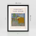 Plakat w ramie 40x50 - Reprodukcja van Gogha - vincent van gogh, reprodukcja - rama czarna