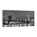 Obraz na płótnie 100x50 - Miasto, które nie Śpi - most, Nowy Jork