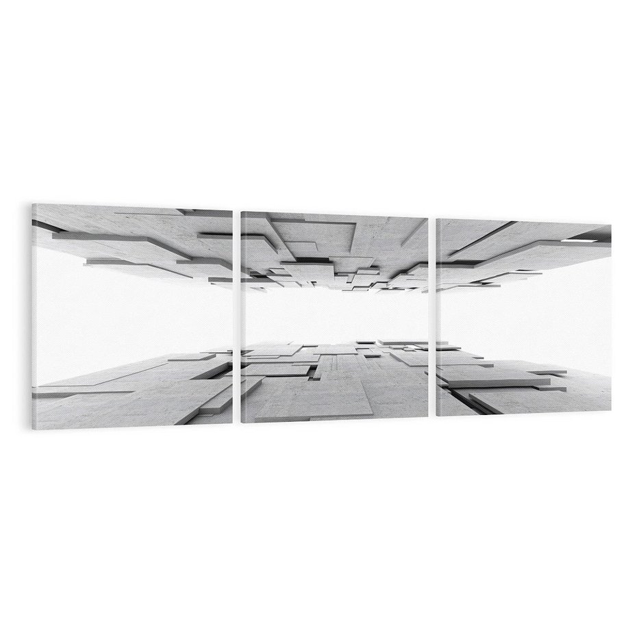 Obraz na płótnie 90x30 - Architektura 3D - architektura, 3D