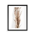 Plakat w ramie 30x40 - Minimalizm Palmowy: Sucha Uroda - sucha palma, minimalizm - rama czarna