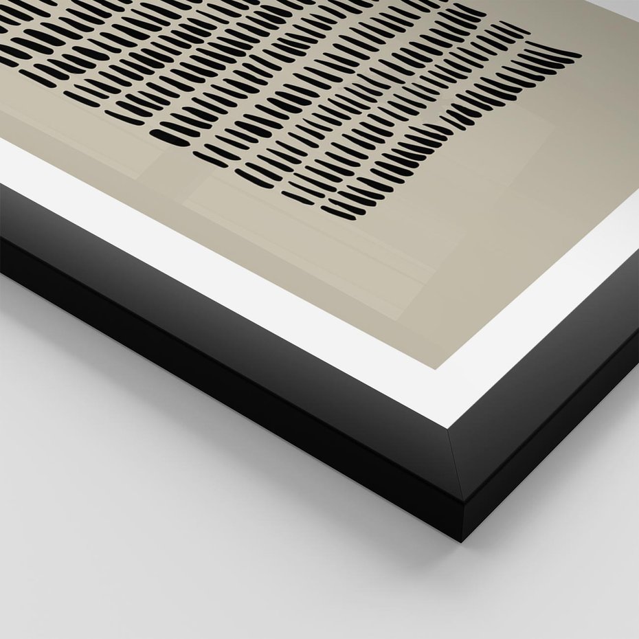 Plakat w ramie 40x50 - Echa Zapomnianych Wymiarów - nowoczesna sztuka, plakat - rama czarna