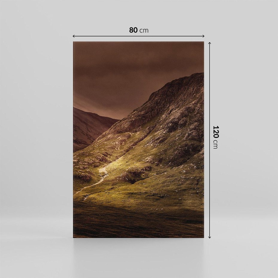 Obraz na płótnie 80x120 - Górska sceneria - góry, krajobraz