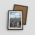 Plakat w ramie 30x40 - Duch Nowego Jorku - Manhattan, Nowy Jork - rama czarna