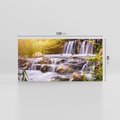 Obraz na płótnie 120x60 - Moc Natury - wodospad, rzeka
