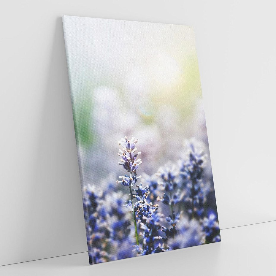 Obraz na płótnie 80x120 - Delikatna Uroda Natury - wrzosy, fiolet