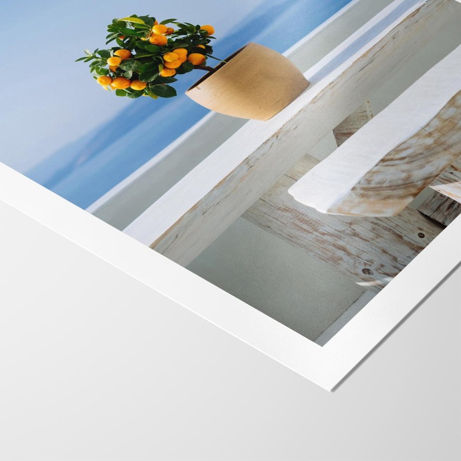 Plakat bez ramy 40x50 - Uroki Santorini - Santorini, Grecja