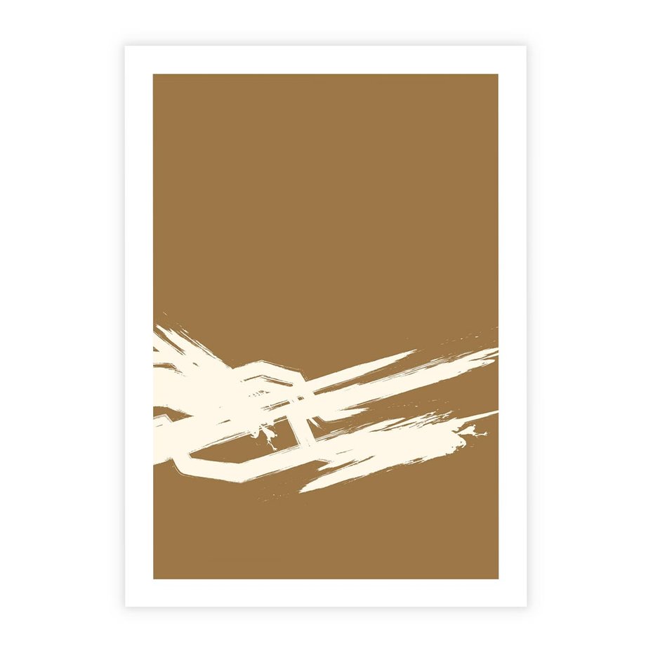 Plakat bez ramy 30x40 - Taniec Energii - abstrakcyjne kreski, maźnięcia