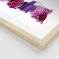 Plakat w ramie 30x40 - Kolorowe Paznokcie - lakiery, do paznokci - rama drewno