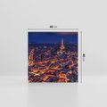 Obraz na płótnie 40x40 - Nocne impresje Paryża - Paryż, noc