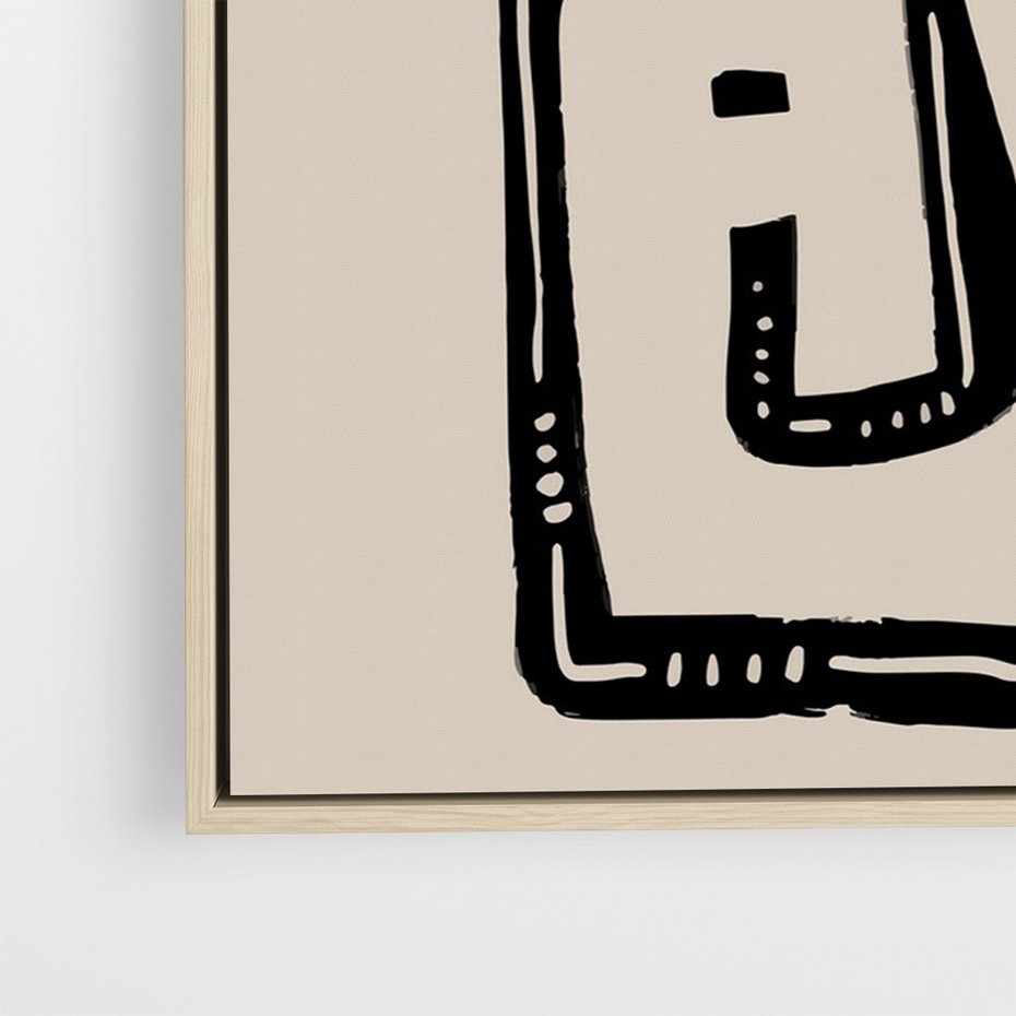 Obraz w ramie 50x70 - Migotliwa Symfonia Kwiatu - kwiat, nowoczesna grafika - rama drewno