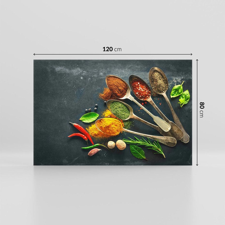 Obraz na płótnie 120x80 - Smak Orientu - przyprawy, azja