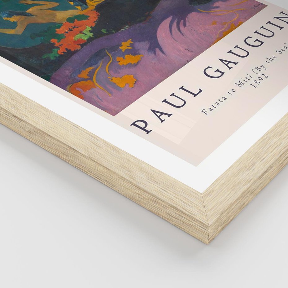 Plakat w ramie 30x40 - Paul Gauguin: Reprodukcja - Paul Gauguin, reprodukcja - rama drewno