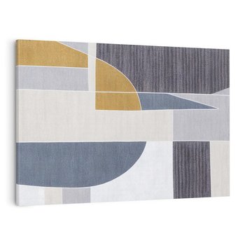 Obraz na płótnie 120x80 - Odbicie wschodzącego jutra - graficzne kształty, geometria