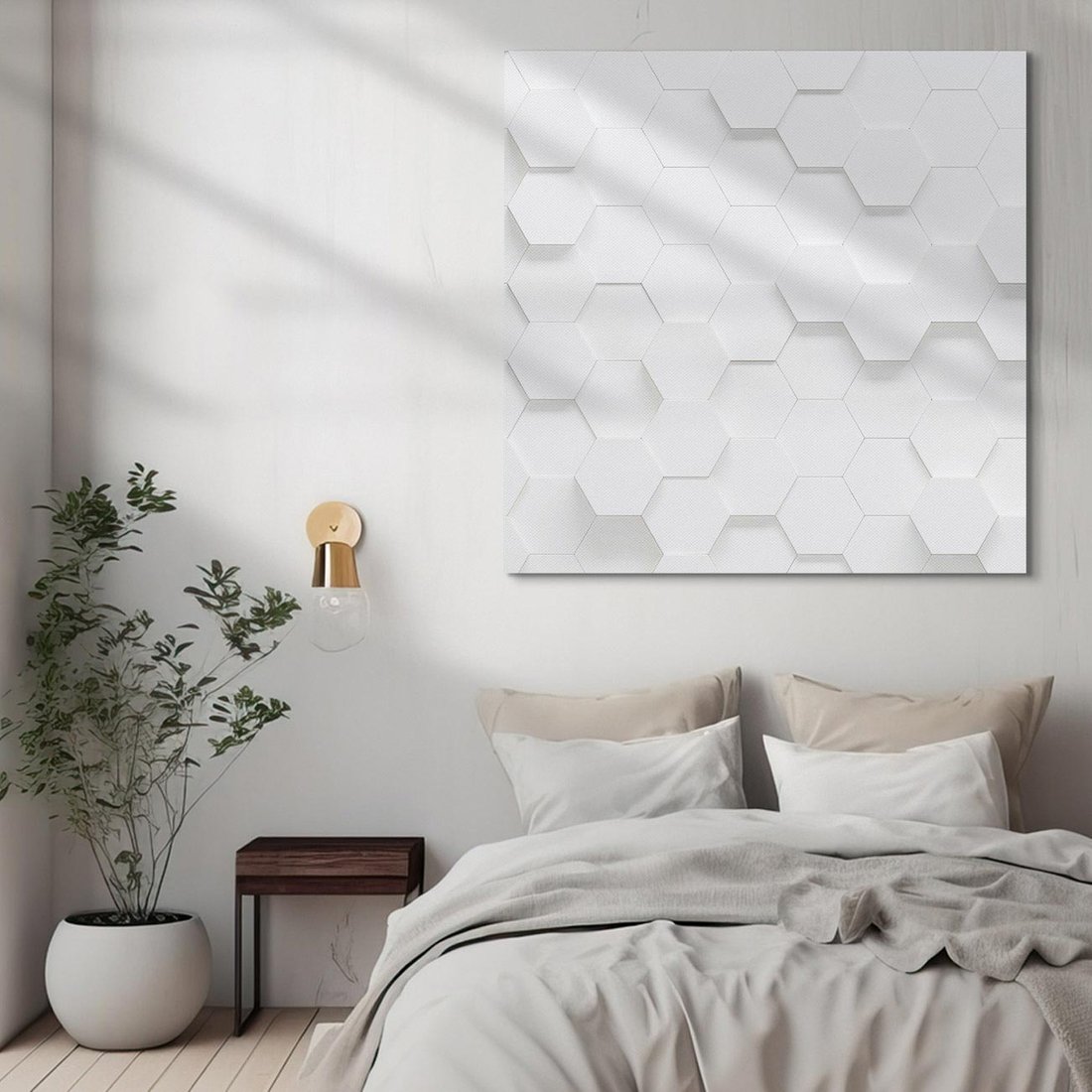 Obraz na płótnie 50x50 - Intrygujący Wymiar - geometria, 3D