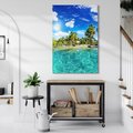 Obraz na płótnie 80x120 - Rajskie wakacje na plaży - plaża, wakacje