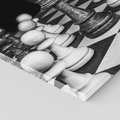 Obraz na płótnie 60x60 - Wzruszający Taniec na Szachownicys - szachy, gra