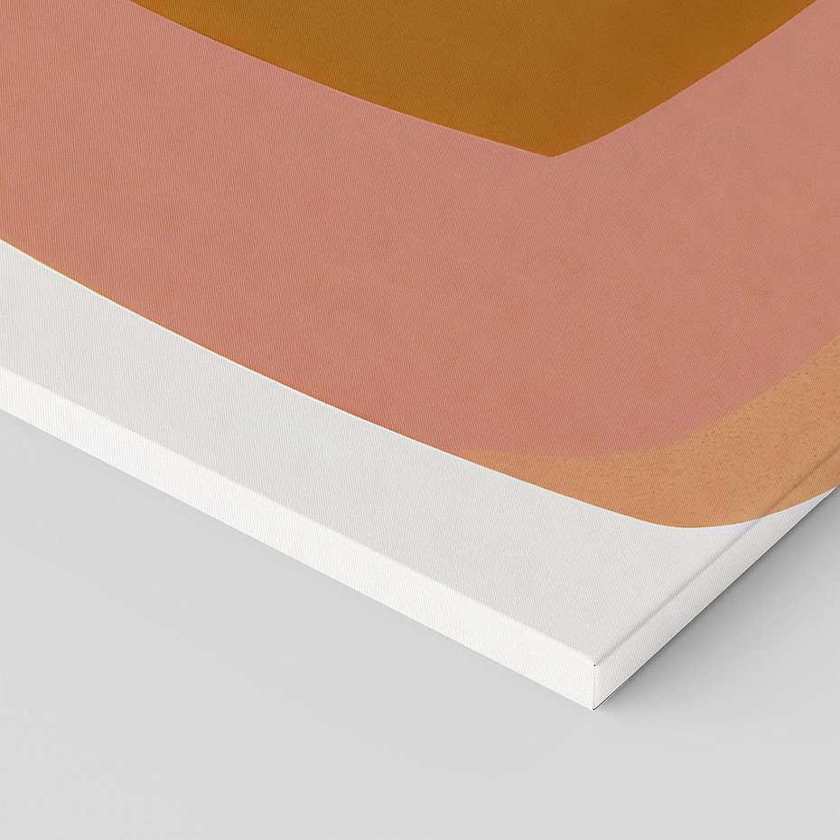 Obraz na płótnie 120x60 - Emocje w akwarelach - geometryczne dziwne kształty, turkusowy