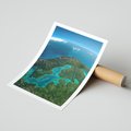 Plakat bez ramy 30x40 - Beztroski widok na ocean - widok, ocean