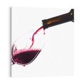 Obraz na płótnie 40x40 - Radość w smaku wina - wino
