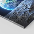 Obraz na płótnie 40x40 - Mistrzowskie spojrzenie na Ziemię - ziemia, kosmos