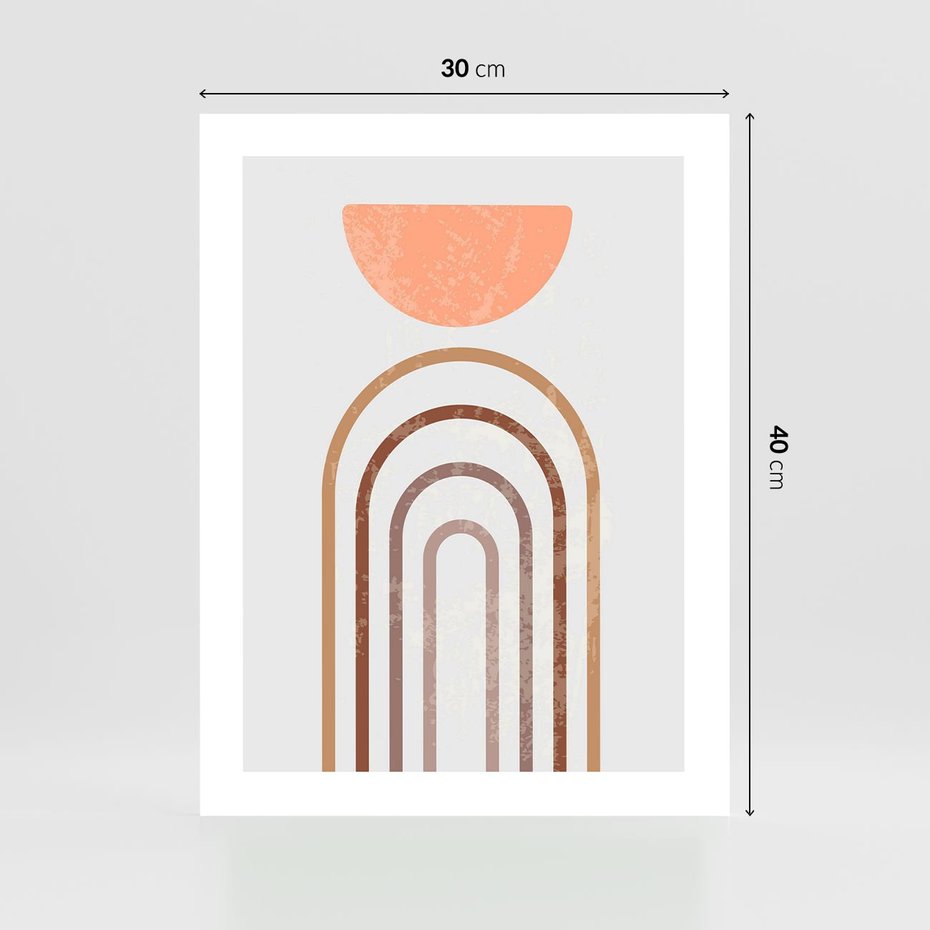 Plakat bez ramy 30x40 - Geometryczny Blask Złota - grafika, złoto