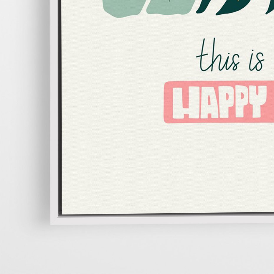 Obraz w ramie 80x120 - Impresje kwiatowej abstrakcji - retro kwiatowa grafika, kompozycja - rama biała