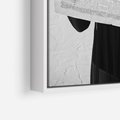 Obraz w ramie 70x100 - Nowe Wiadomości - retro zdjęcie, czarno białe - rama biała