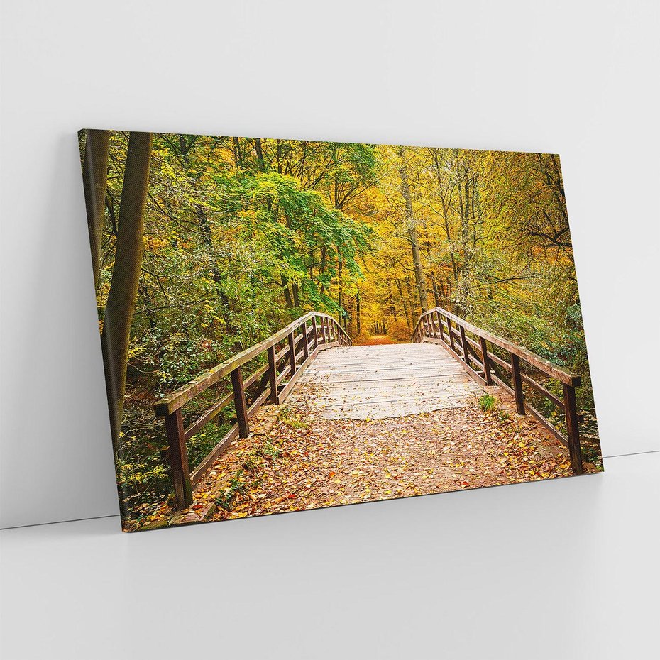 Obraz na płótnie 100x70 - Spacer Ścieżką w Las - ścieżka, spacer