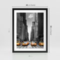 Plakat w ramie 40x50 - Wibracje Nowego Jorku - miasto, Nowy Jork - rama czarna