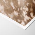 Plakat bez ramy 40x50 - Abstrakcyjna Kompozycja: Cień na Ścianie - cień na ścianie, beżowe kolory