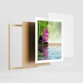 Plakat w ramie 40x50 - Oaza Storczyka i Wody - spa, storczyk - rama drewno