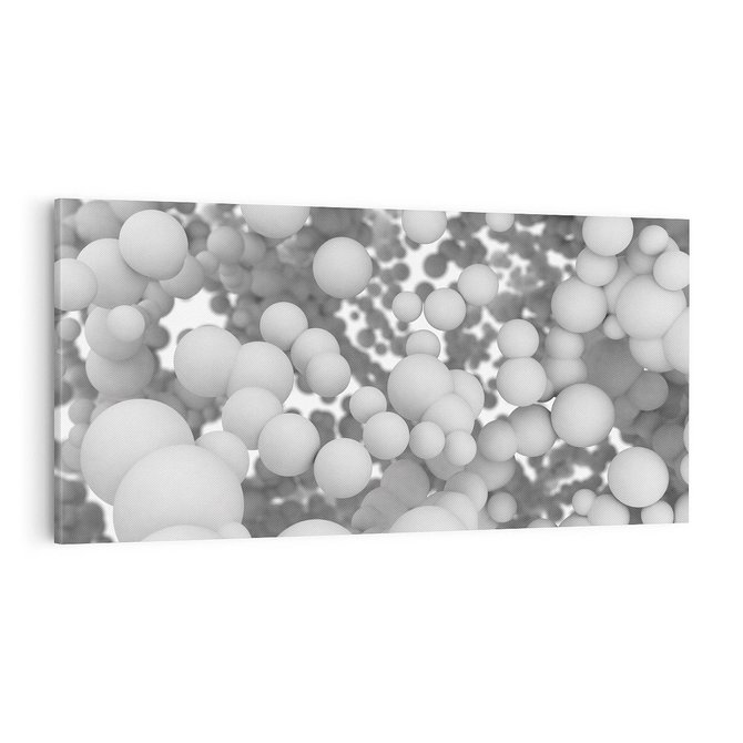 Obraz na płótnie 100x50 - Abstrakcyjne balony w locie - kule, abstrakcja