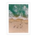 Plakat bez ramy 21x30 - Letnie Wakacje na Horyzoncie - plaża, morze