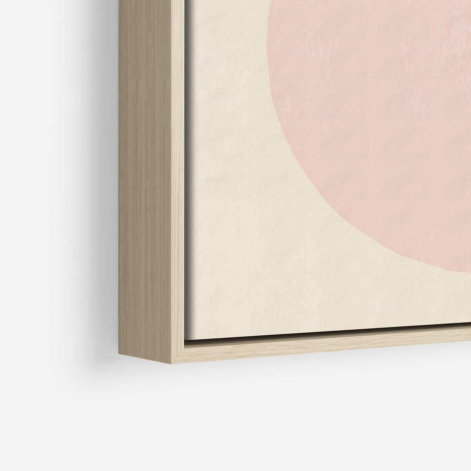 Obraz w ramie 80x120 - Migotliwe Wzory - geometryczne kształty, koła - rama drewno