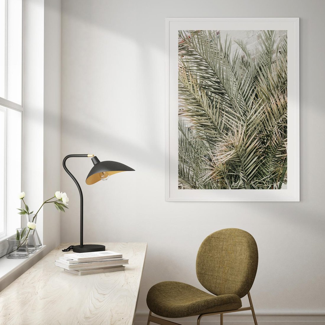 Plakat bez ramy 50x70 - Egzotyczny Świat Palm - palmy, liście palmy