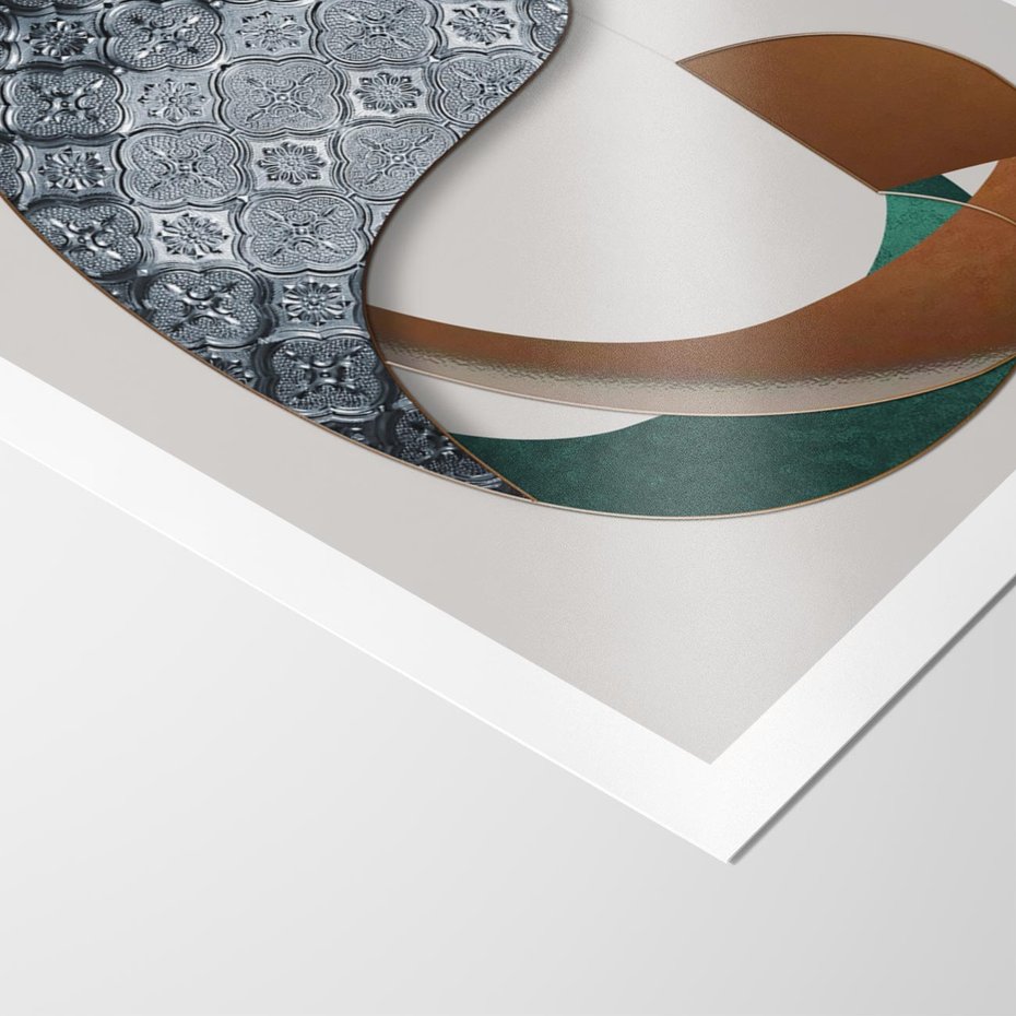 Plakat bez ramy 21x30 - Abstrakcyjne Światy Geometrii - nowoczesny, geometryczny