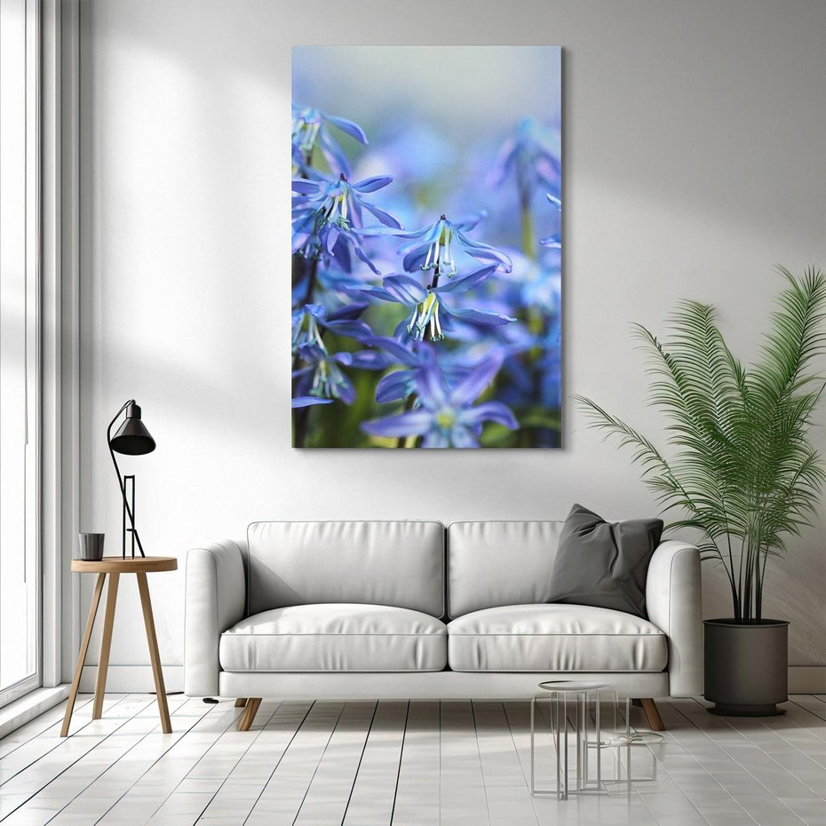 Obraz na płótnie 50x70 - Kwiatowa symfonia natury - kwiat, kwiaty