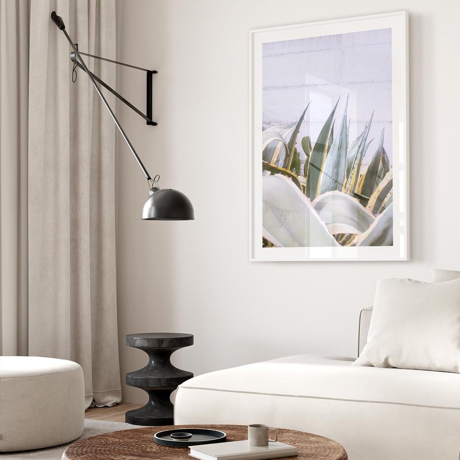 Plakat bez ramy 30x40 - Sukulentowe liście - liście, sukulenty