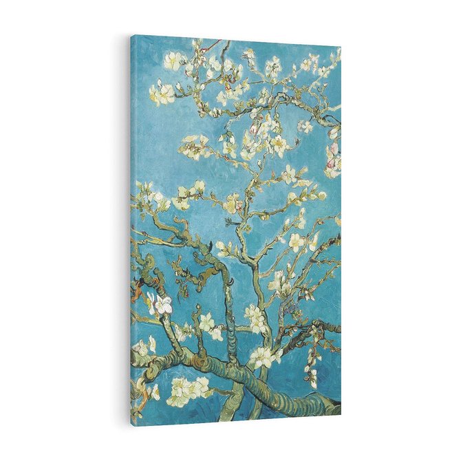 Obraz na płótnie 50x70 - Almond blossom 1890, Vincent van Gogh - Reprodukcja - reprodukcja, obraz na płótnie