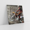 Obraz na płótnie 40x40 - Sportowy motocykl cross - motocykl, cross