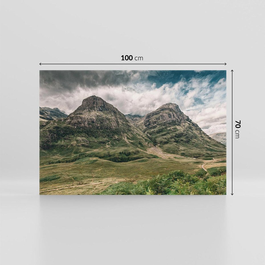 Obraz na płótnie 100x70 - Krajobraz górski - krajobraz, góry